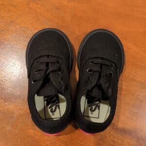 Vans Toddlers size 5 Authentic Black shoes